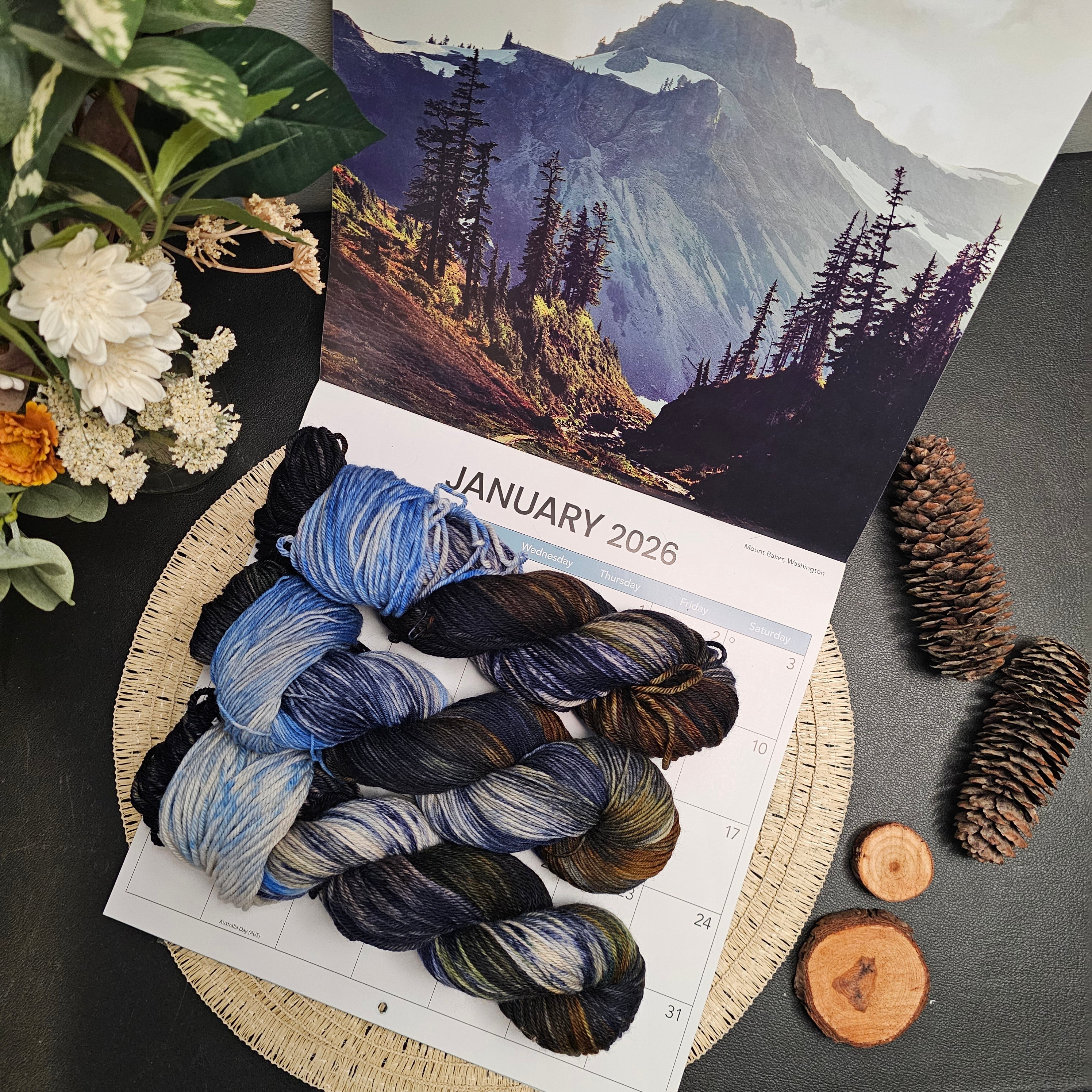 January - Mt. Baker || Timber and Tide Yarn Club 2026