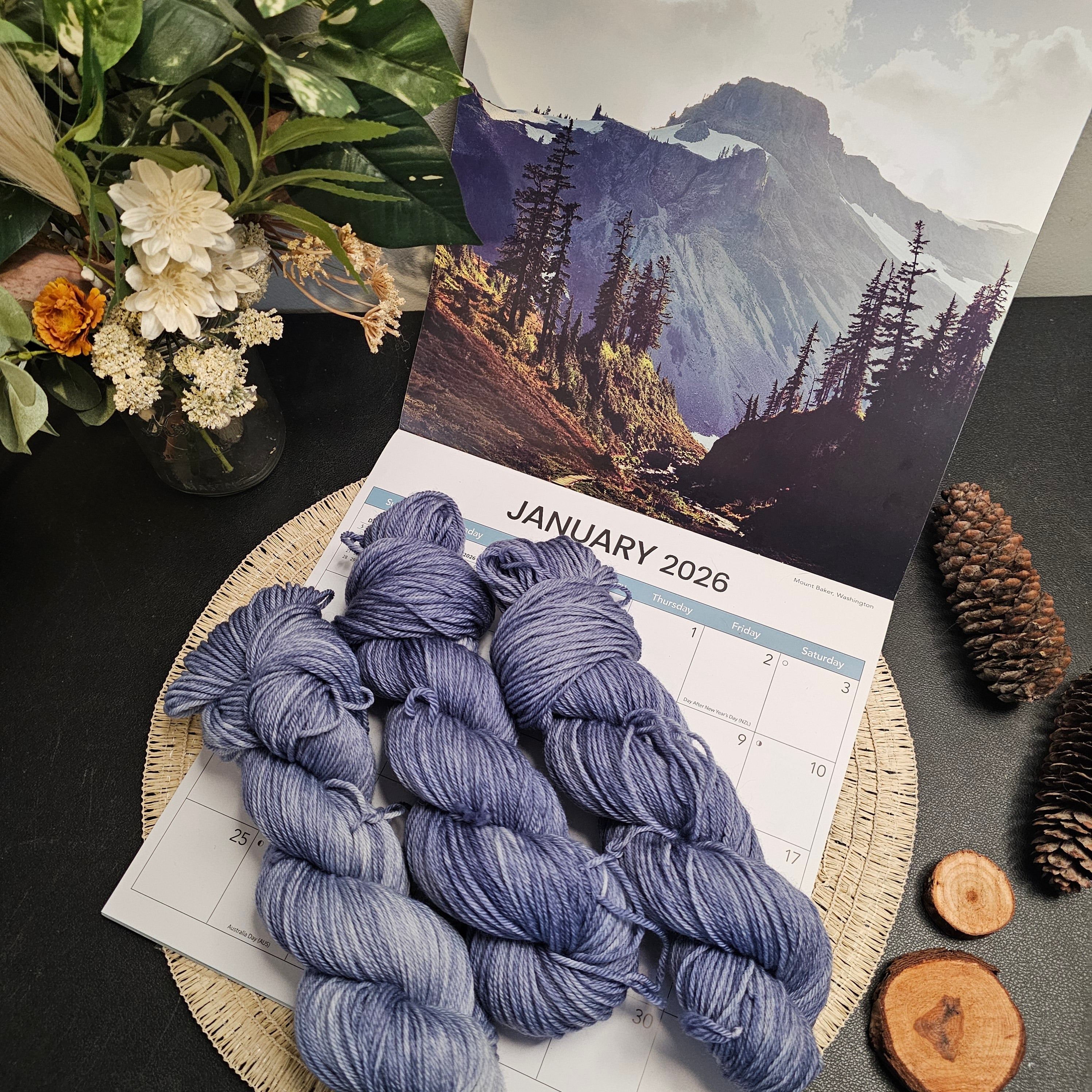 January - Mt. Baker || Timber and Tide Yarn Club 2026