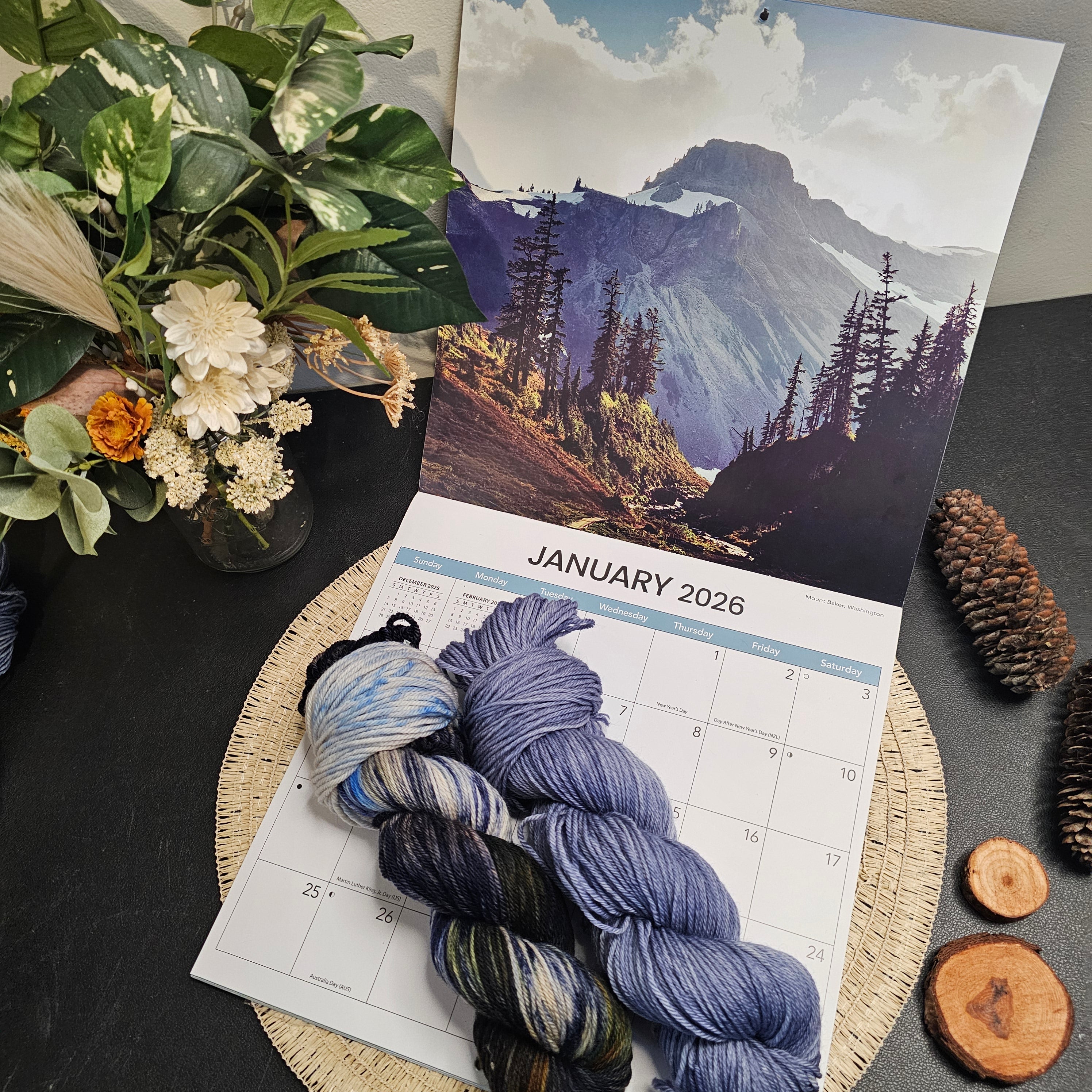 January - Mt. Baker || Timber and Tide Yarn Club 2026