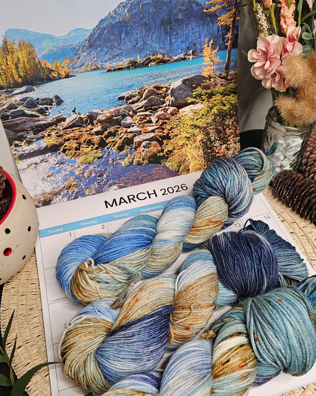 March - Alpine Lake || Timber and Tide Yarn Club 2026