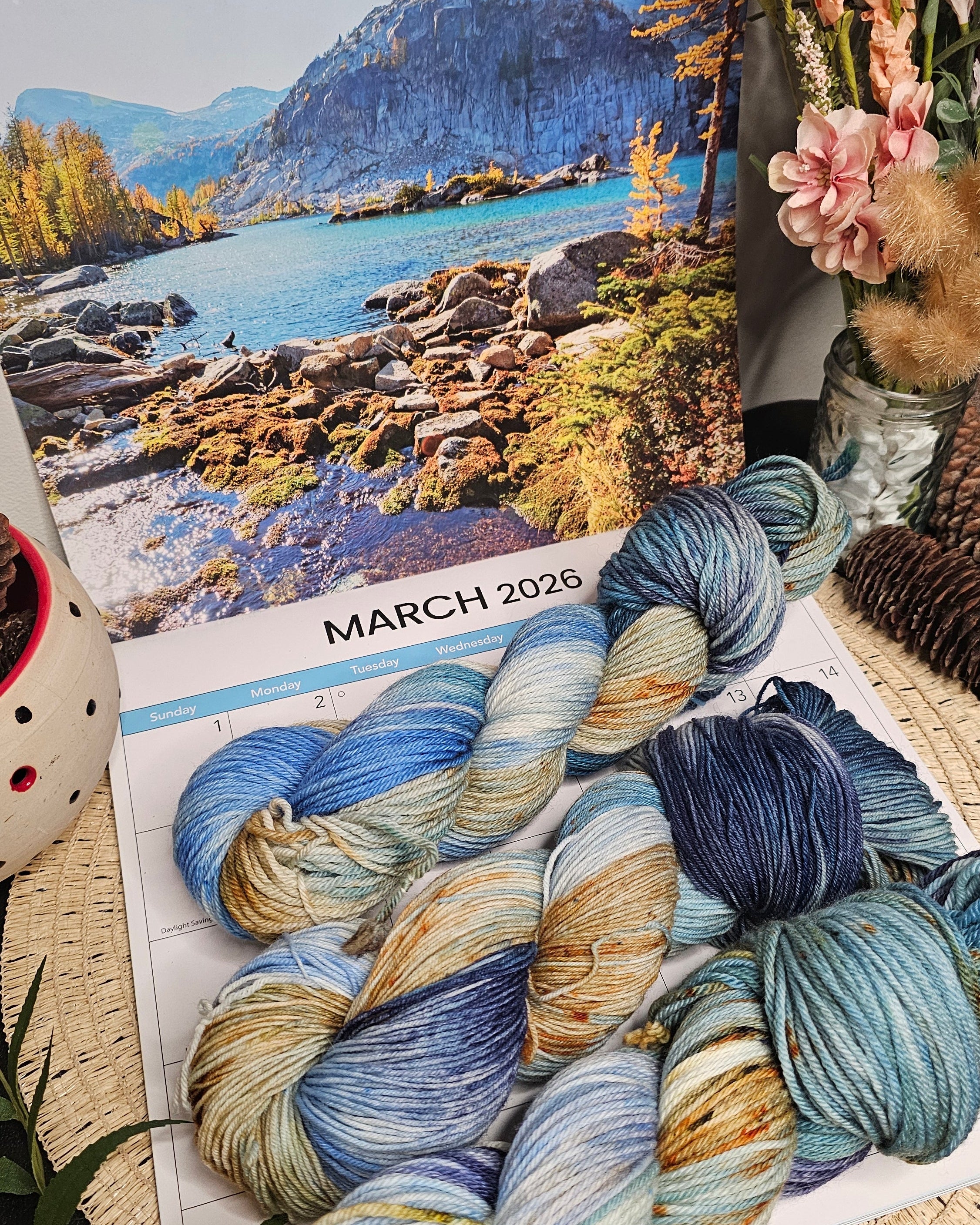 March - Alpine Lake || Timber and Tide Yarn Club 2026
