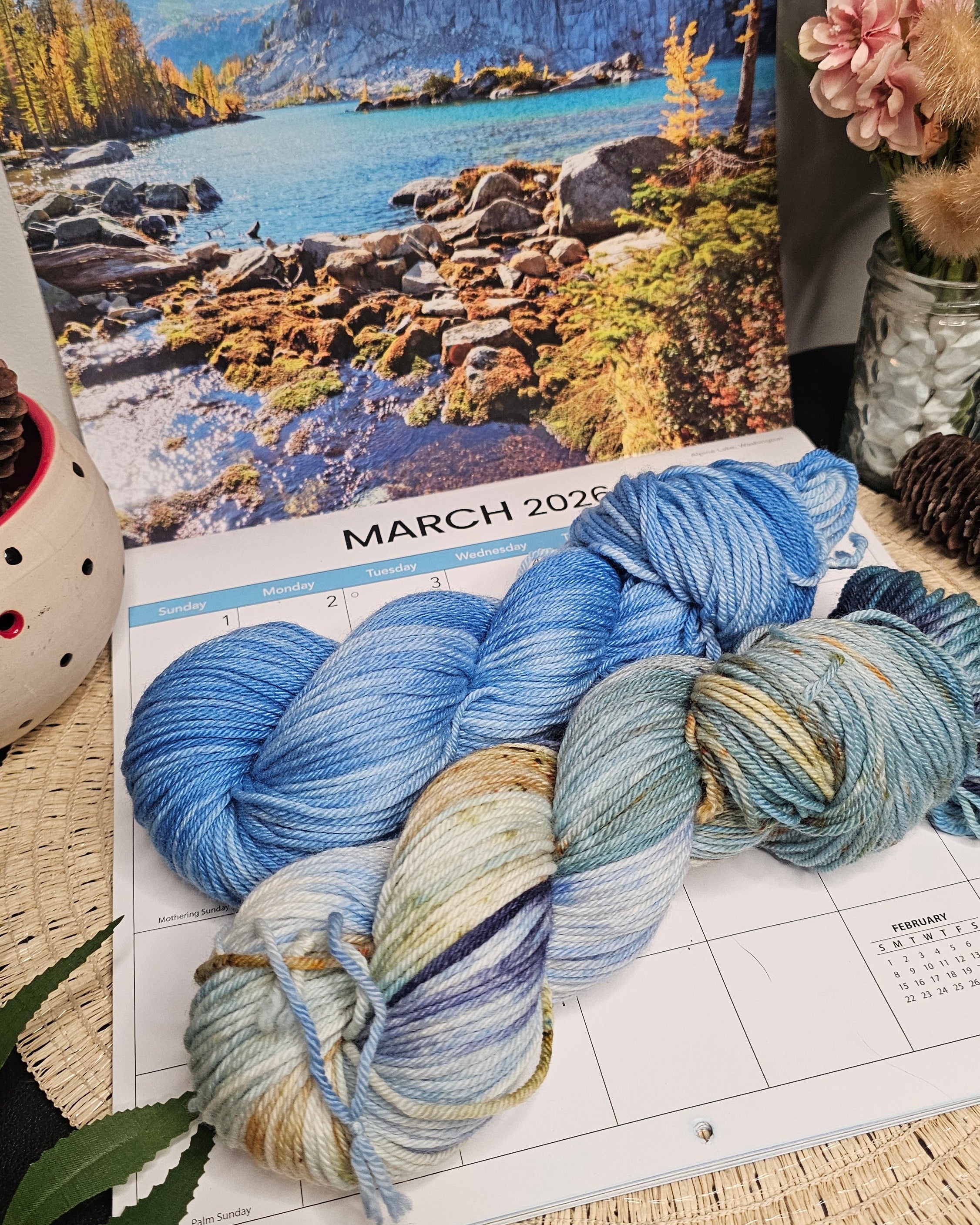 March - Alpine Lake || Timber and Tide Yarn Club 2026