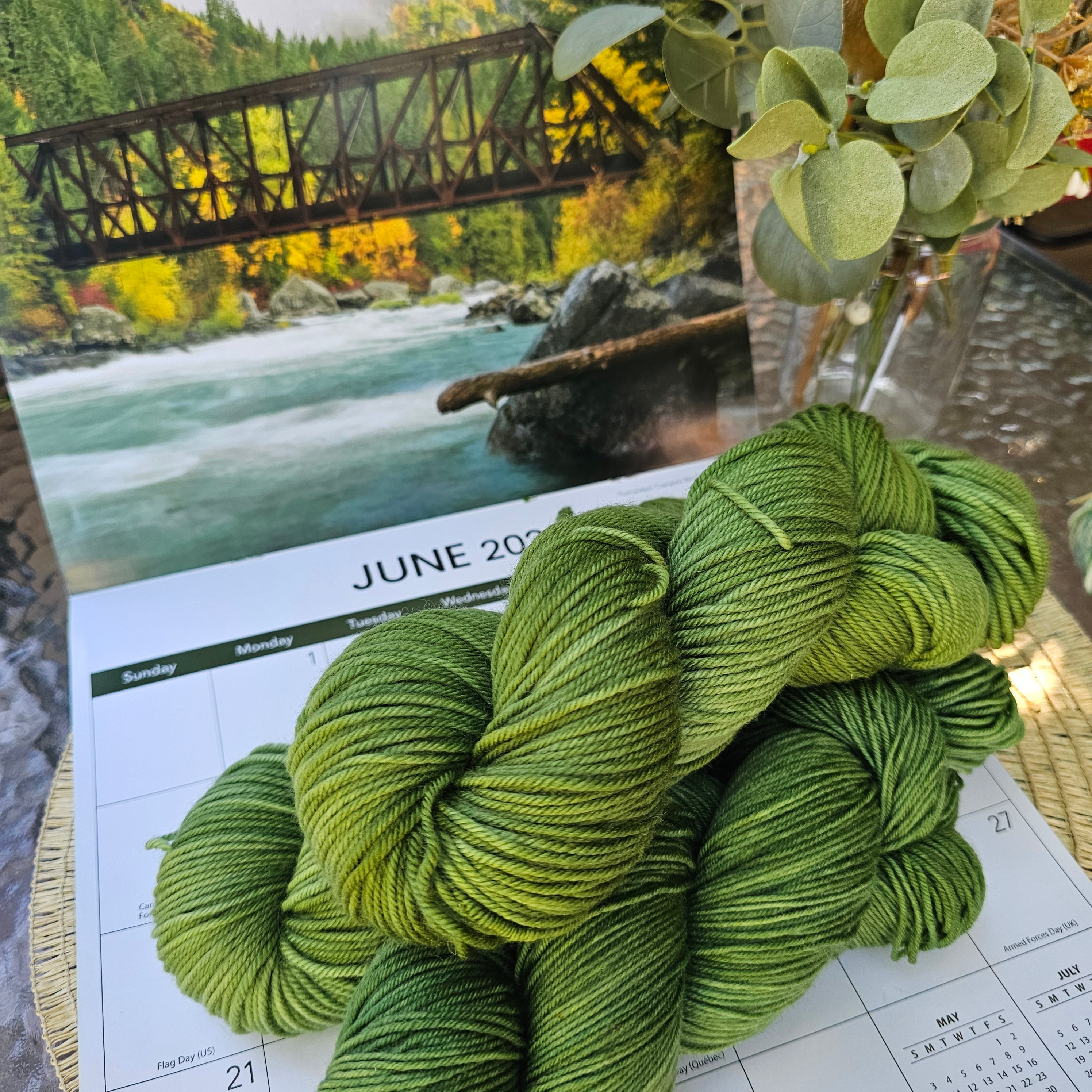 June || Tumwater Bridge || Timber and Tide Yarn Club 2026