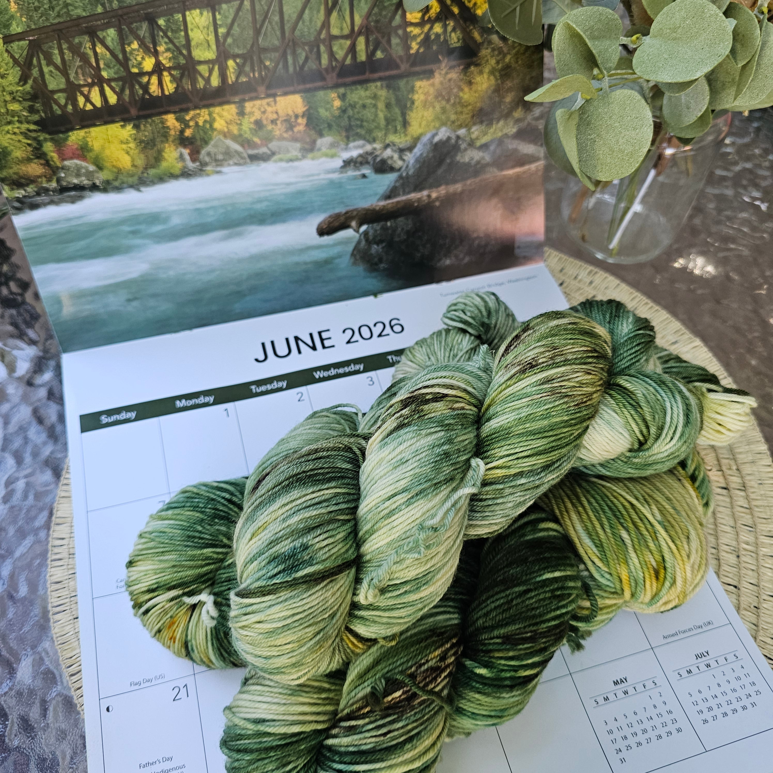 June || Tumwater Bridge || Timber and Tide Yarn Club 2026