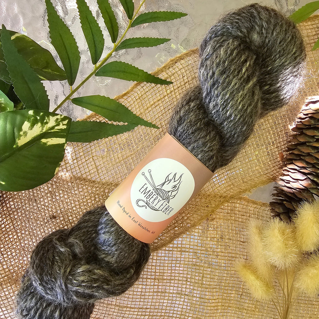 Storm Watch | Handspun Mohair Yarn
