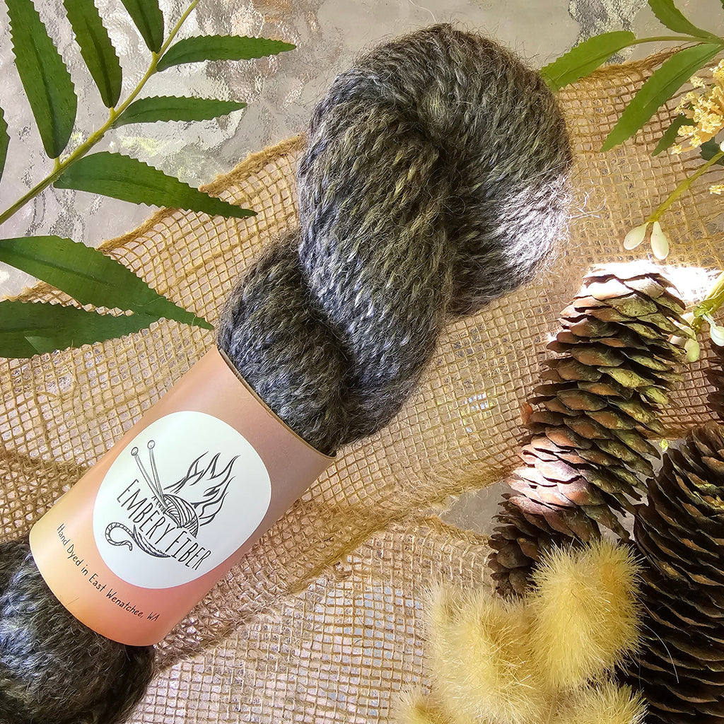 Storm Watch | Handspun Mohair Yarn