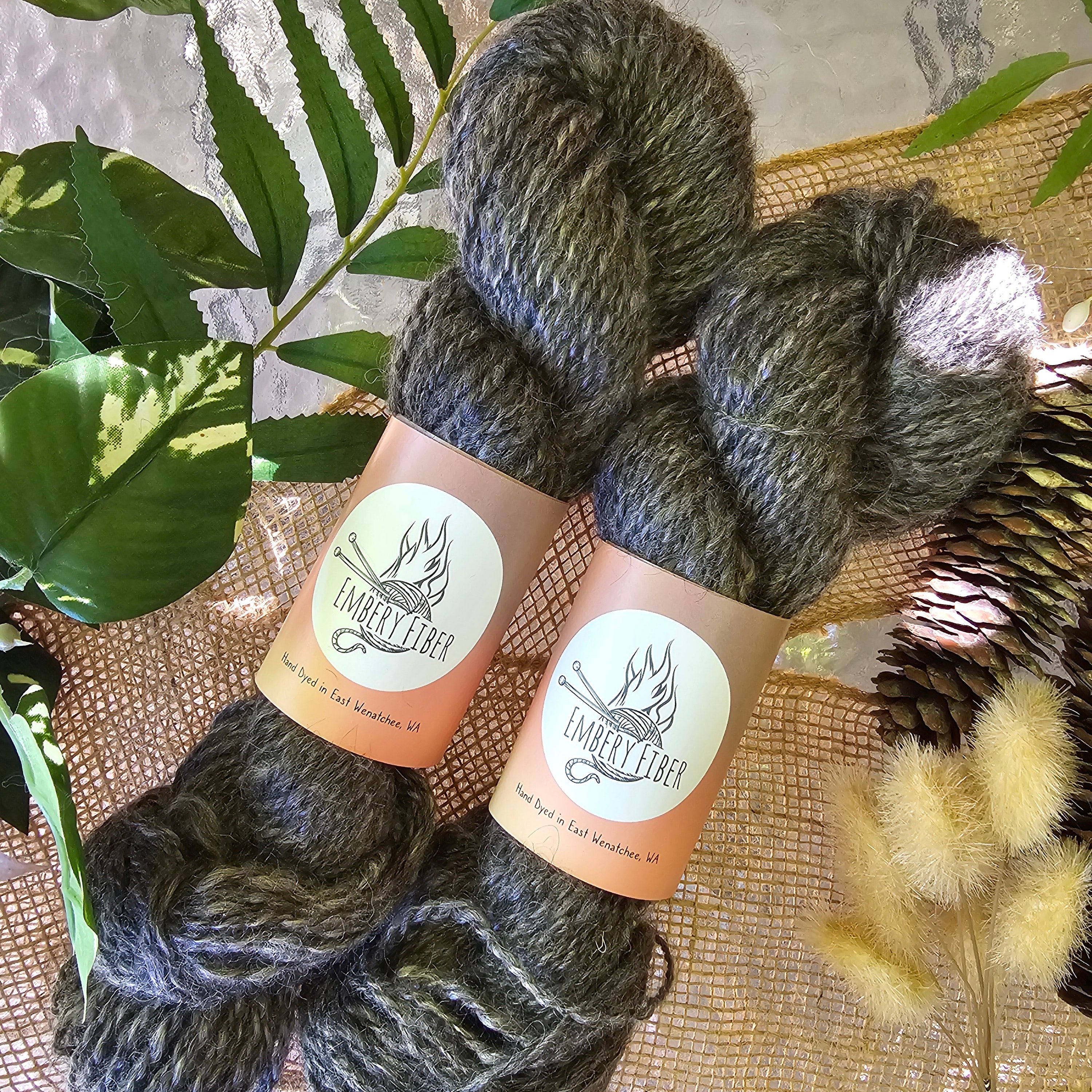 Storm Watch | Handspun Mohair Yarn