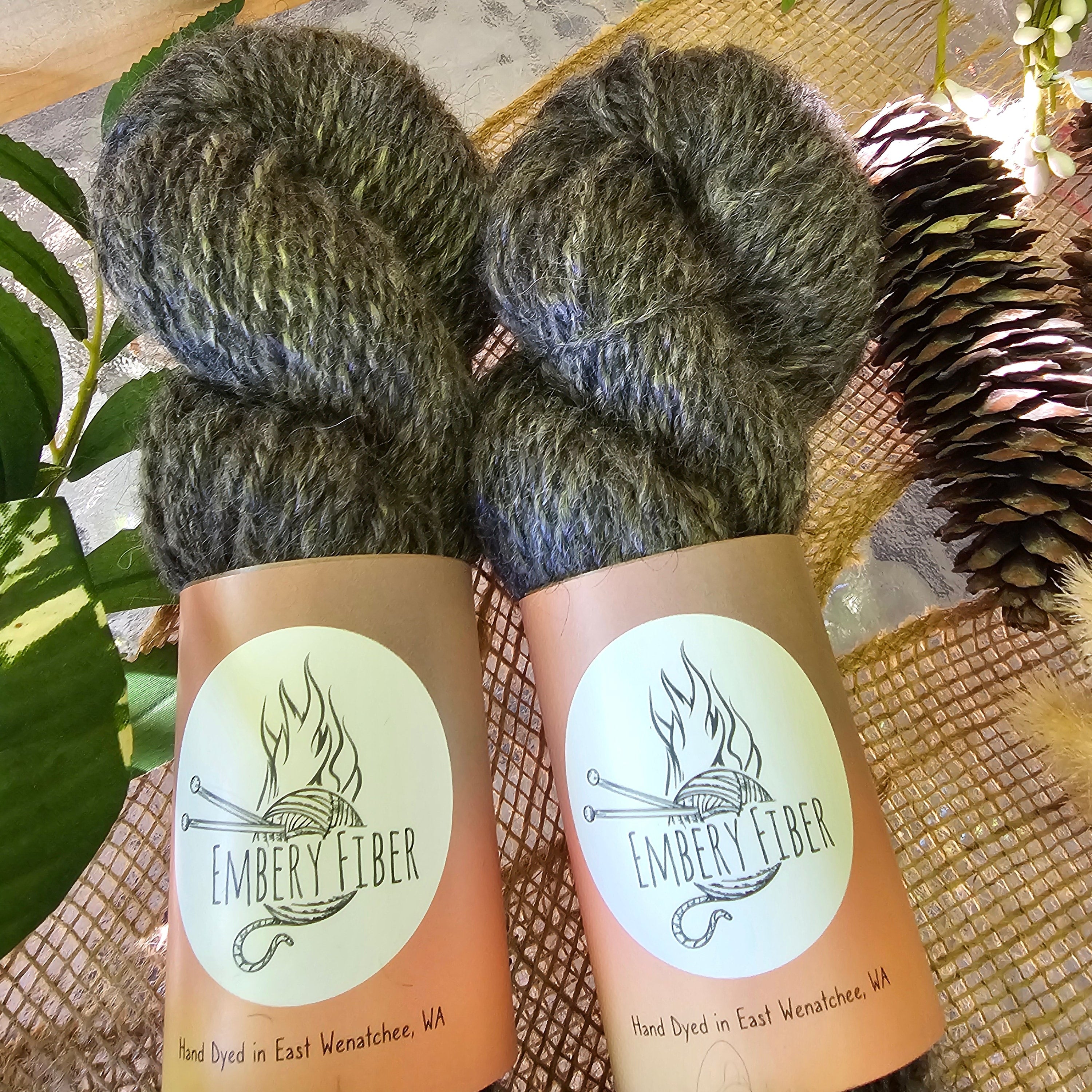 Storm Watch | Handspun Mohair Yarn