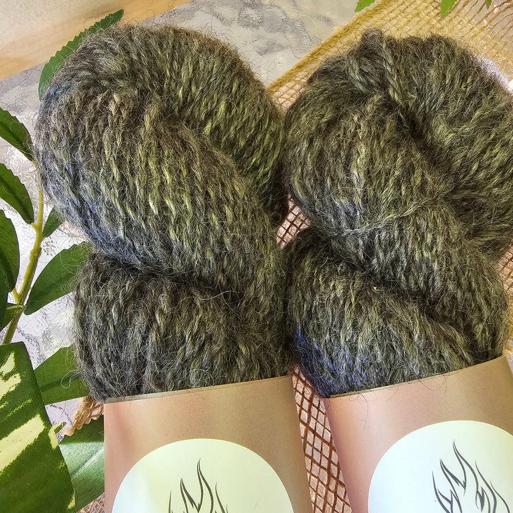 Storm Watch | Handspun Mohair Yarn