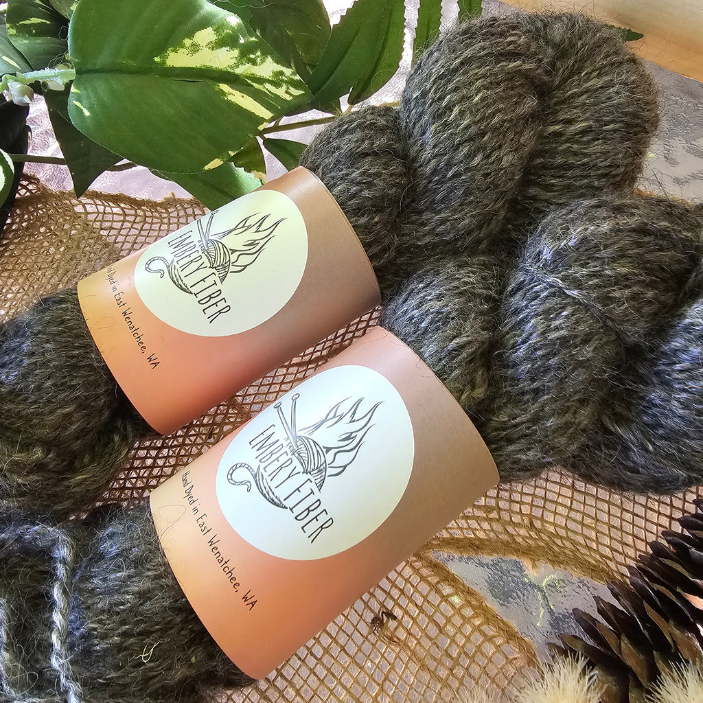 Storm Watch | Handspun Mohair Yarn