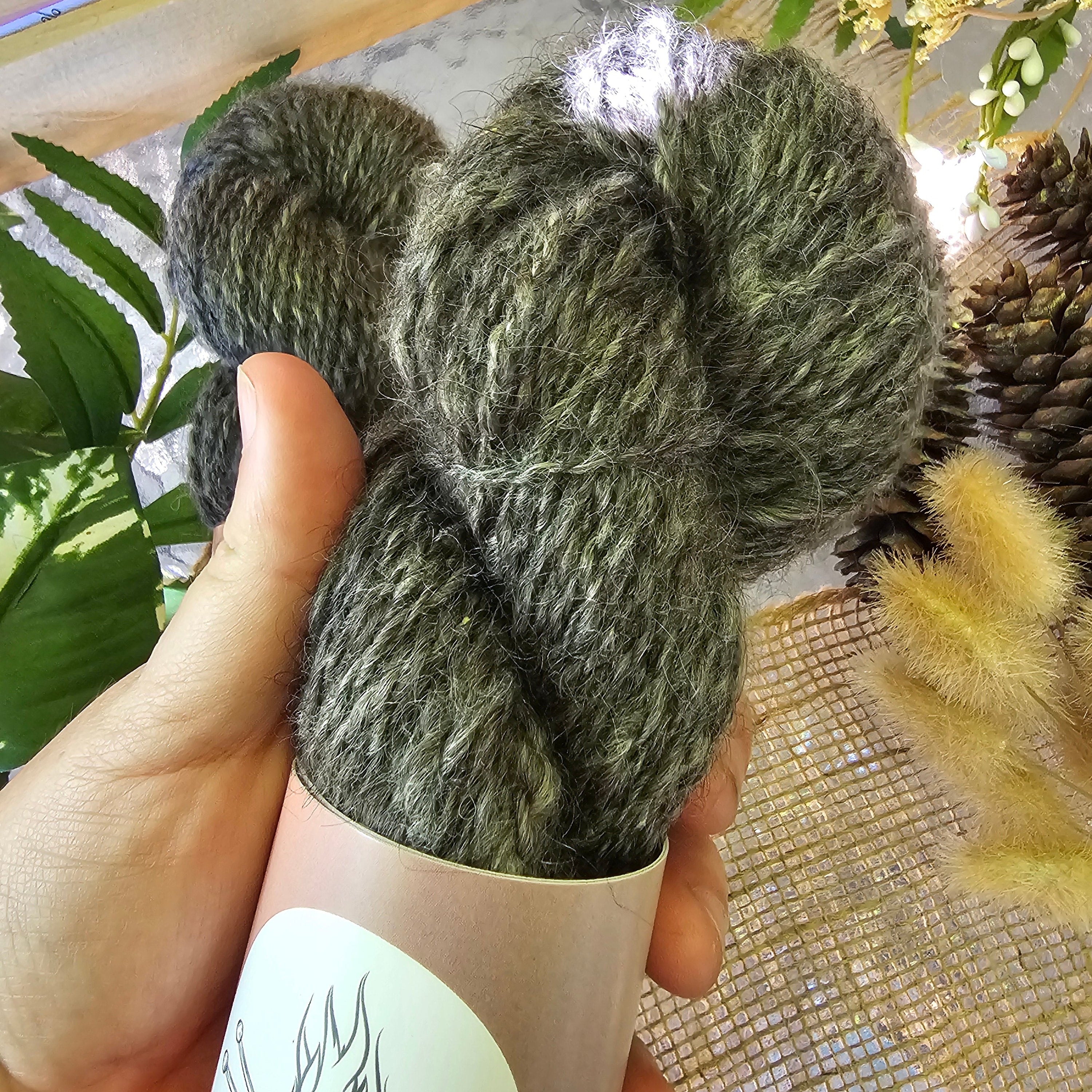 Storm Watch | Handspun Mohair Yarn