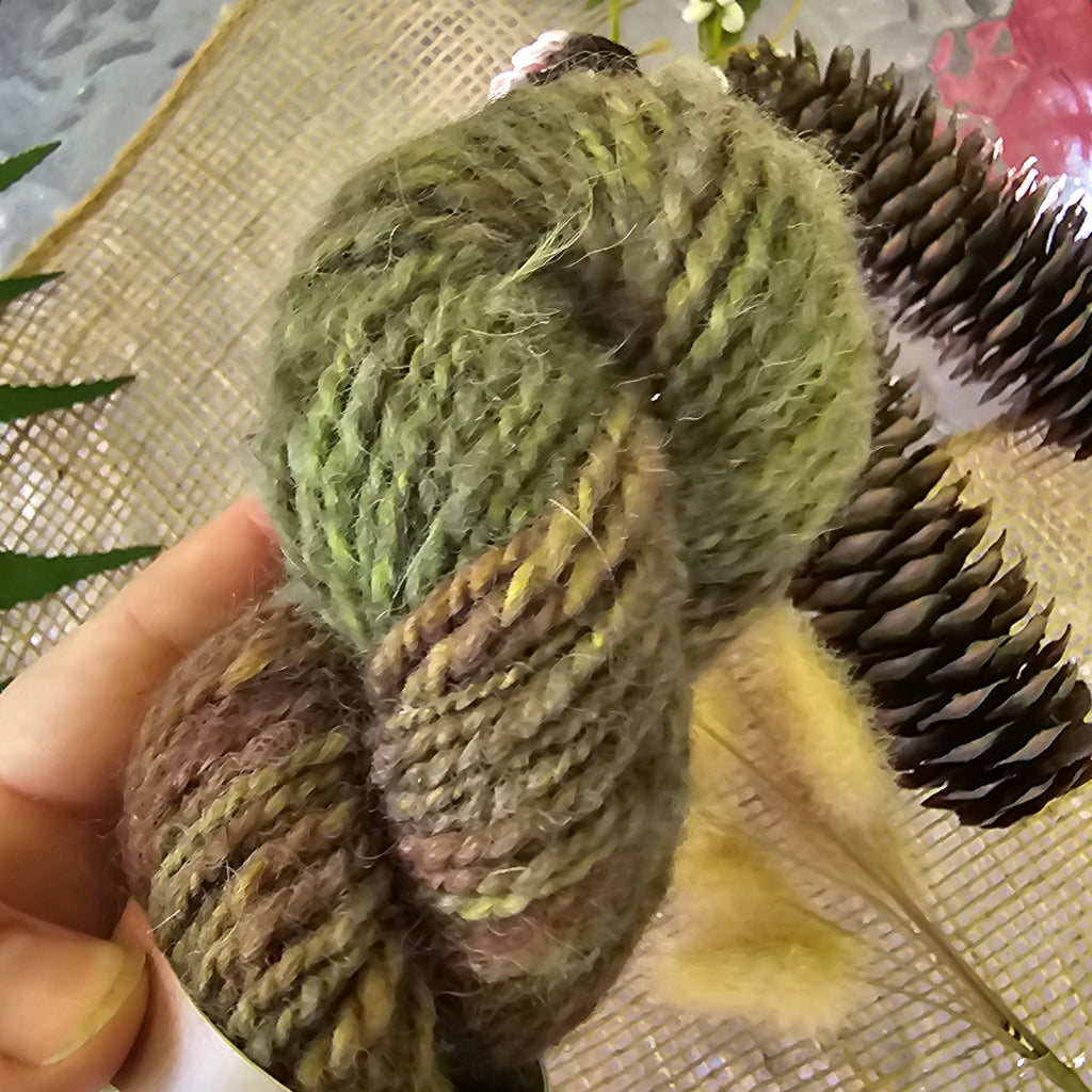 Cedar Shade | Handspun Alpaca Yarn