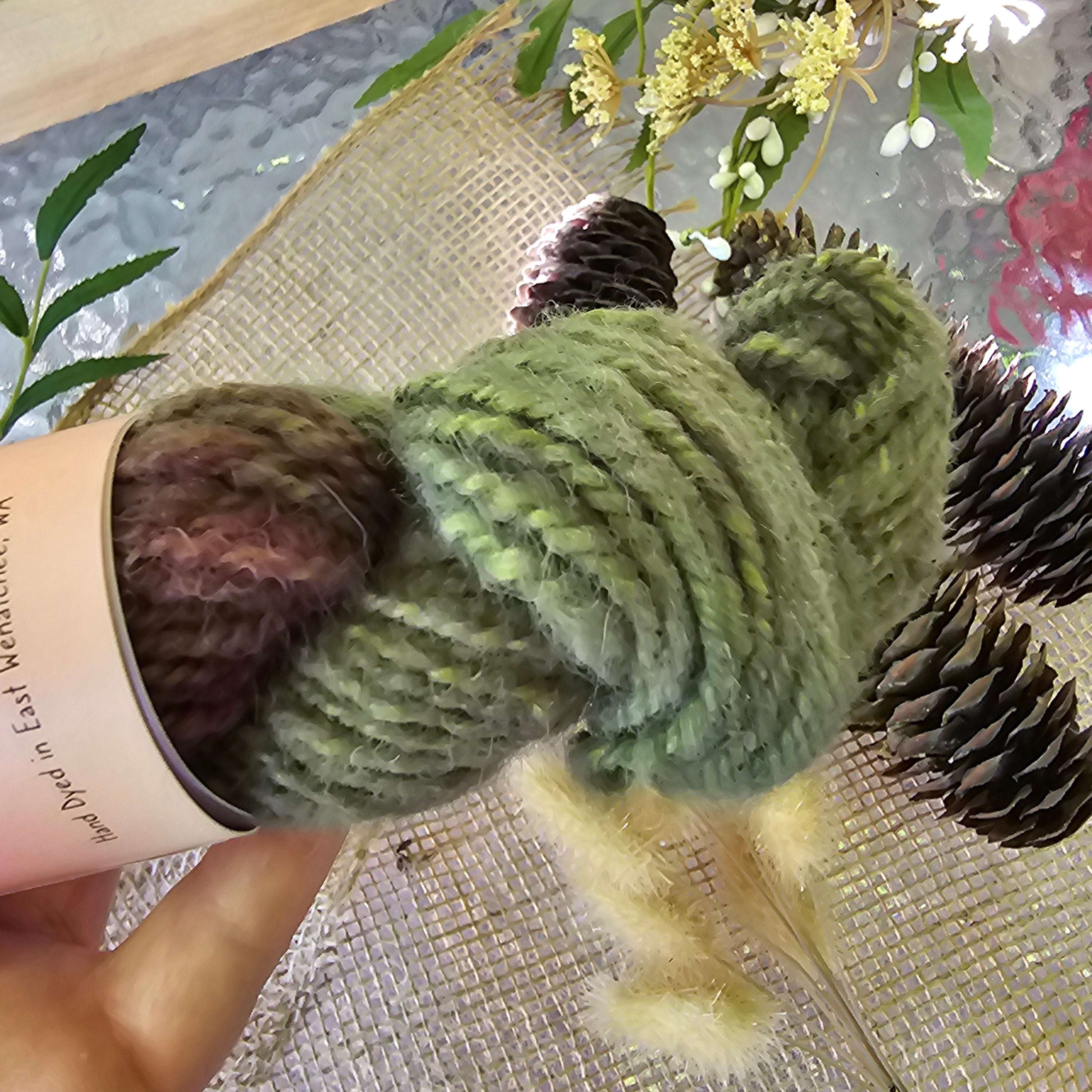 Cedar Shade | Handspun Alpaca Yarn