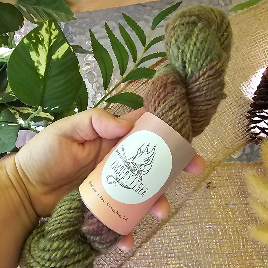 Cedar Shade | Handspun Alpaca Yarn