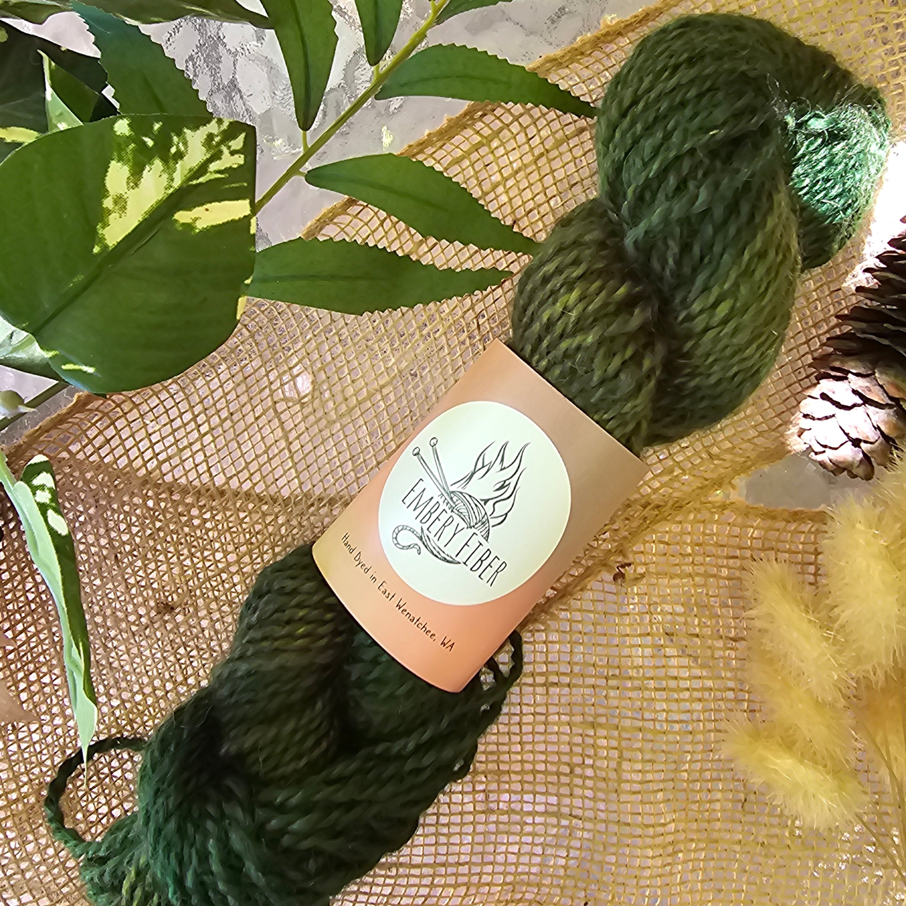 Juniper Trail | Handspun Mohair Yarn
