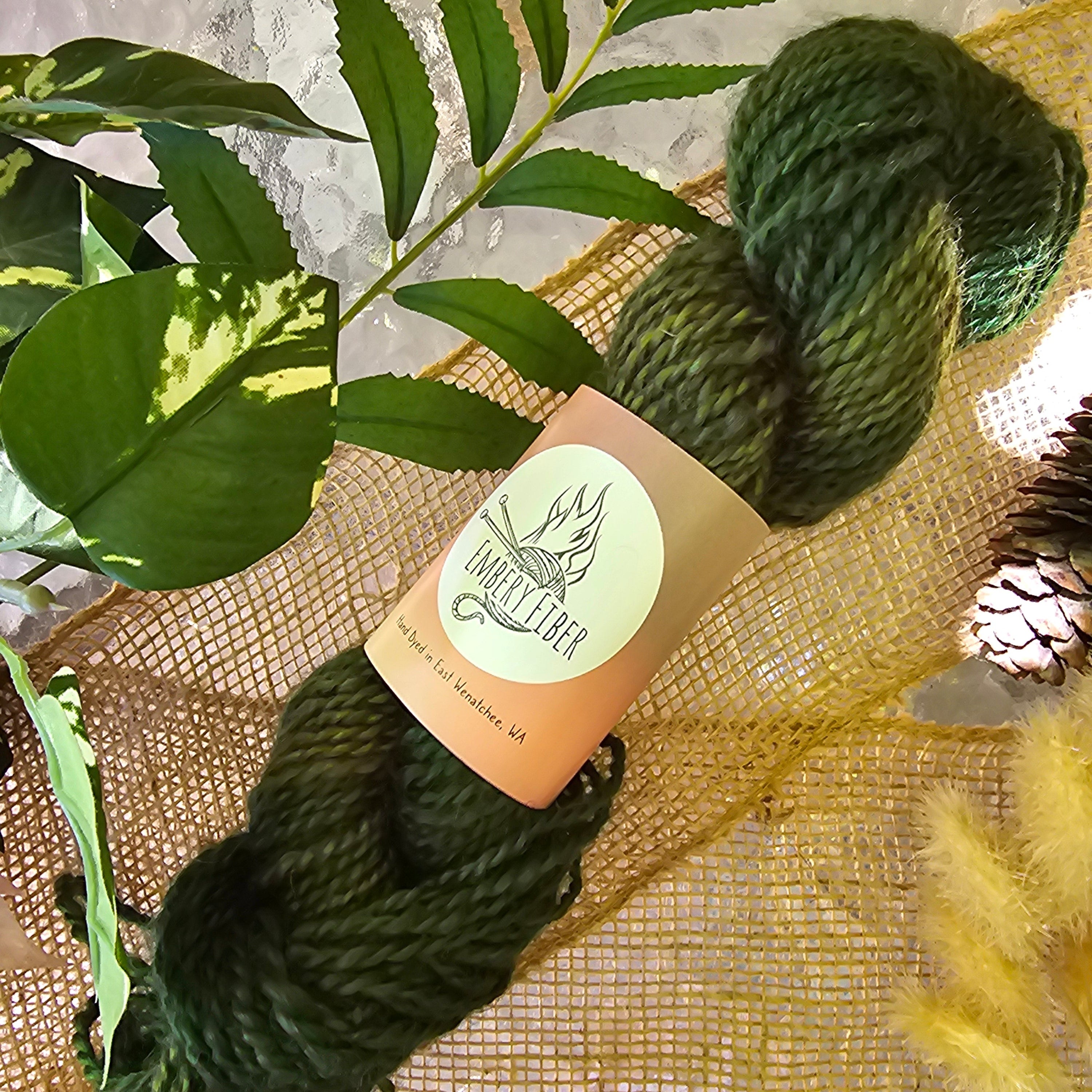 Juniper Trail | Handspun Mohair Yarn