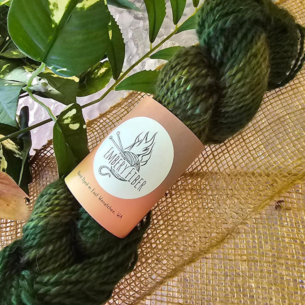 Juniper Trail | Handspun Mohair Yarn