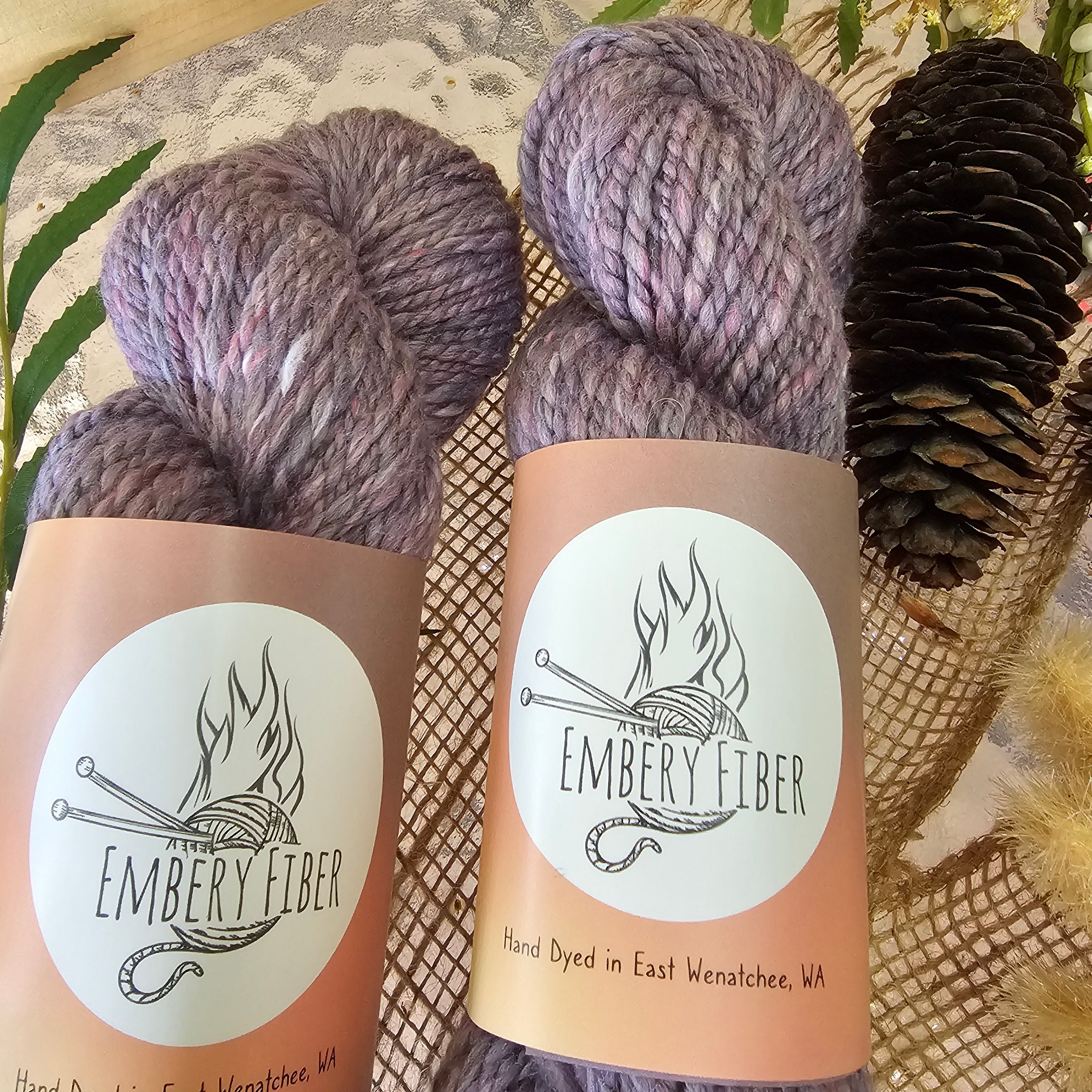 Dusk Falls | Handspun Merino Wool Yarn