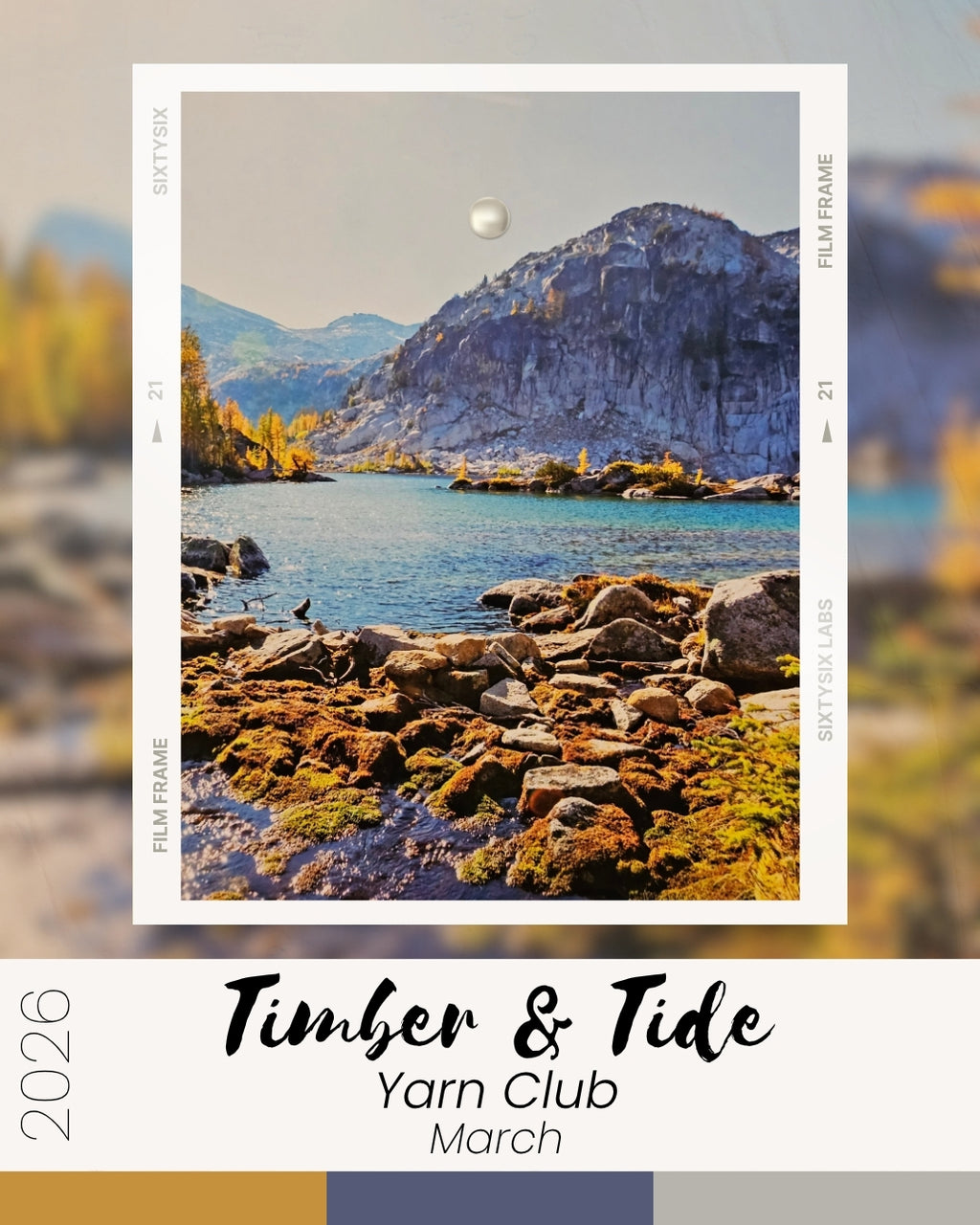 March - Alpine Lake || Timber and Tide Yarn Club 2026