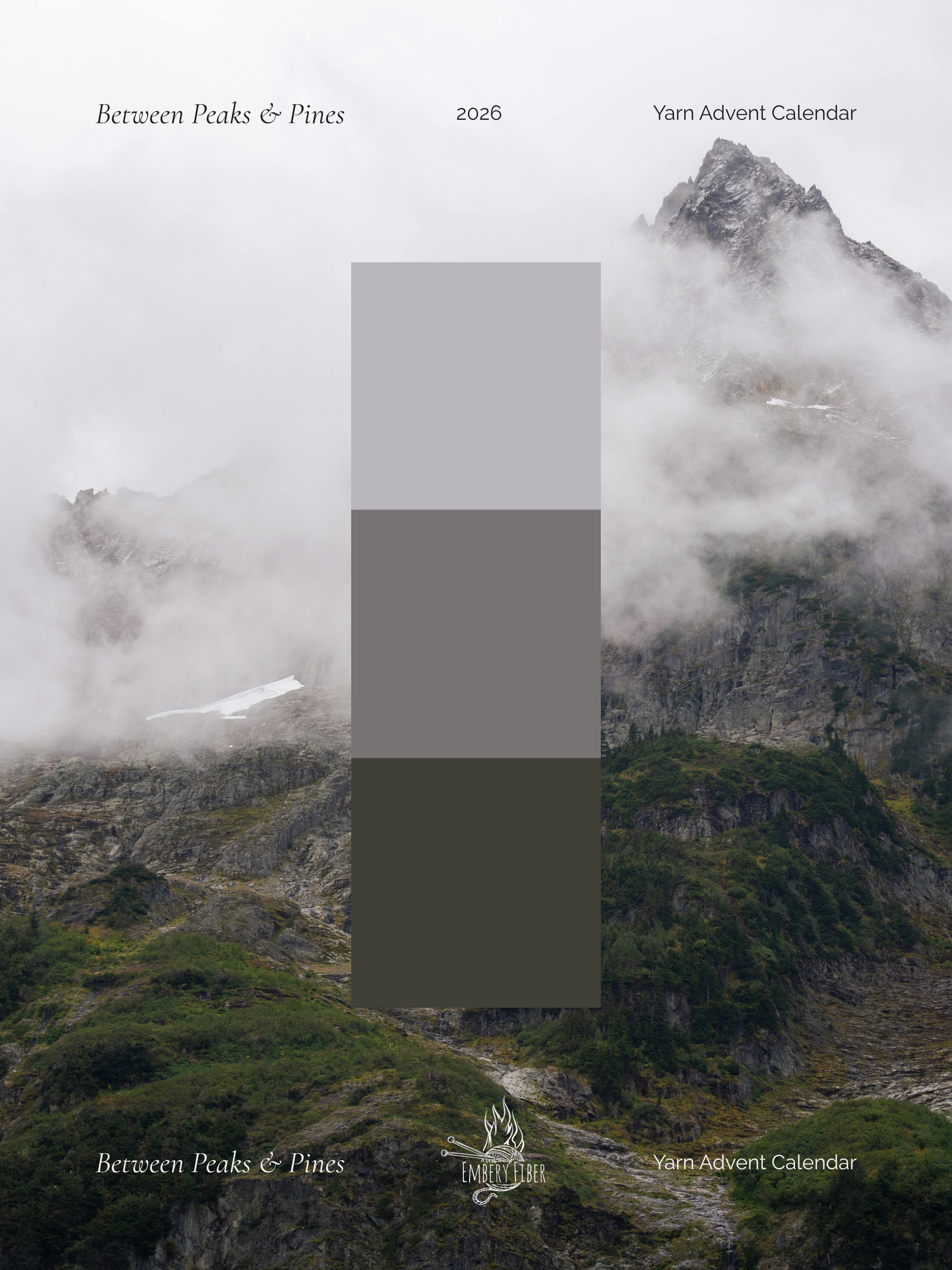 Yarn Advent Calendar 2026 - Between Peaks & Pine