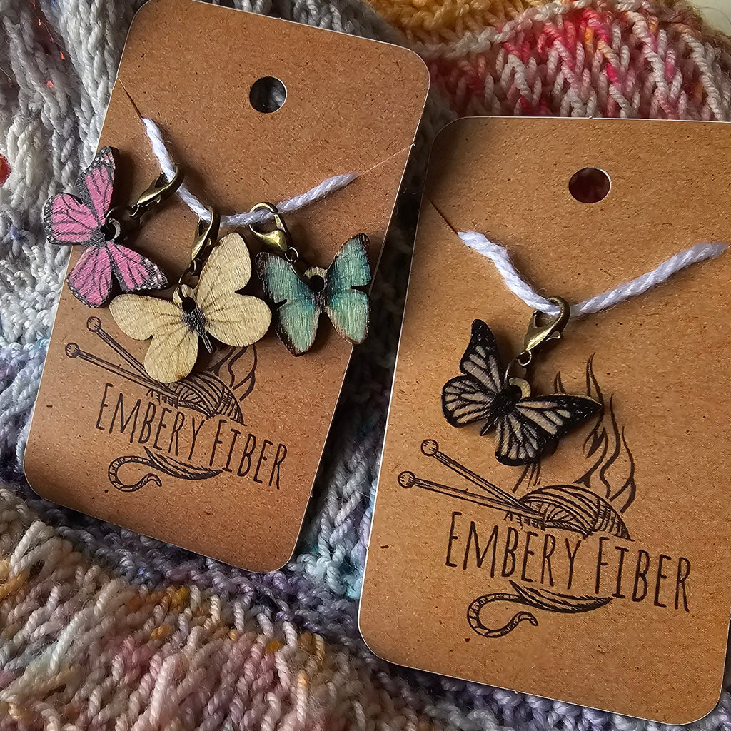 Wooden Butterfly Progress Keepers